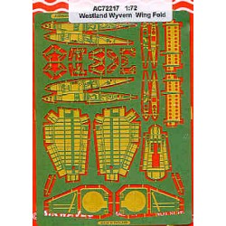Westland Wyvern S.4 undercarriage bays and wingfold