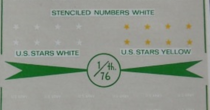 T8 Numbers US National Markings and Numbers - T8 M