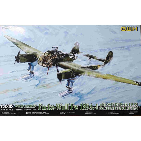 Focke-Wulf Fw 189A-1 with 'Sonderaktion Schneekufen'