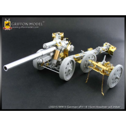 German sFH.18 15cm Howitzer w/Metal Barrel