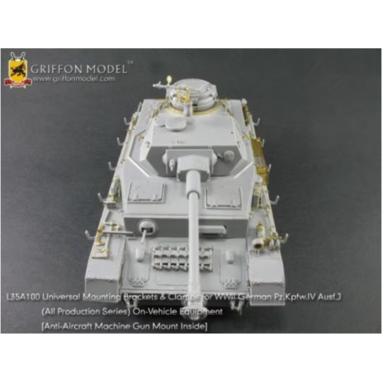 universal mounting brackets and clamps for german pz kpfw IV ausf J