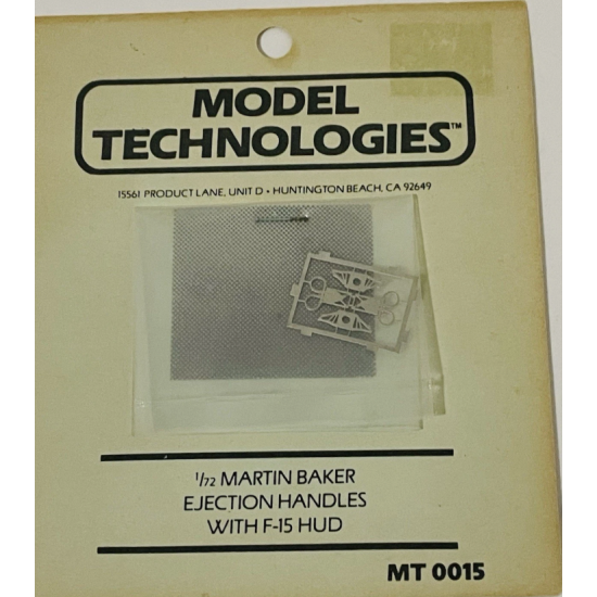 Martin Baker Ejection Handles W/F-15 HUD