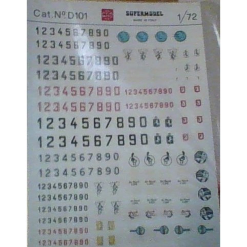 Decal sheet D101