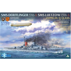  SMS Derfflinger 1916 + SMS Lützow 1916 + Zeppelin Q-class