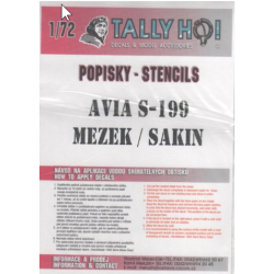  Avia S-199 Mezek/Sakin stencils
