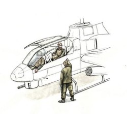 AH-1 Sitting Pilots & Ground Crew