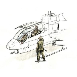 AH-1 Sitting Pilots & Ground Crew