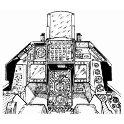F-16CG (Block 40) - interior set 