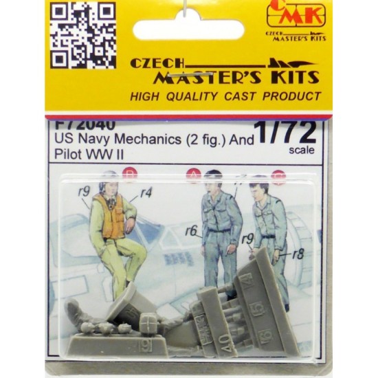 US Navy Mechanics and pilot