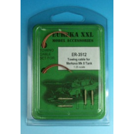 Towing cable 2x for Israeli Merkava Mk II Tank