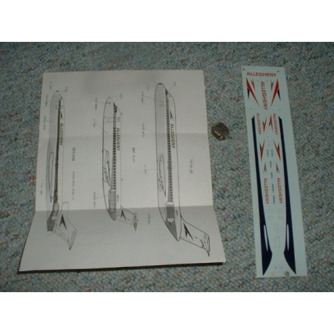 Allegheny Airlines: DC-9-30; 727-200; BAC 1-11