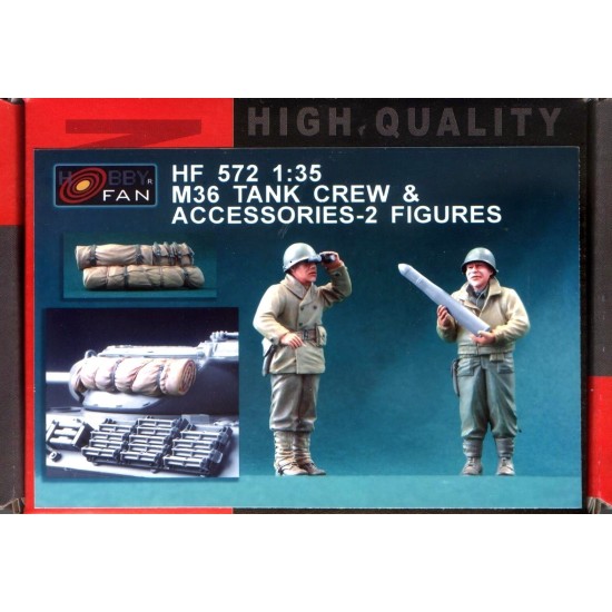 M-56 tank crew and acc