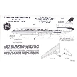 Decal ATA - American Trans Air L-1011