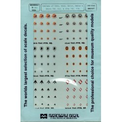 emblems of 18th, 43rd, 561st, 562nd and 563rd TAC FIS