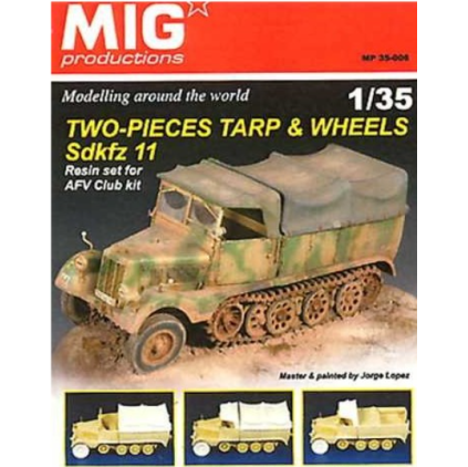 SdKfz 11 tarp & wheels