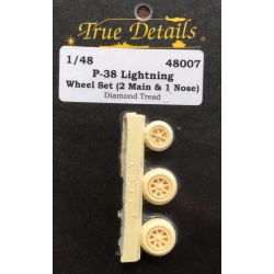  P-38 Lightning Wheel Set