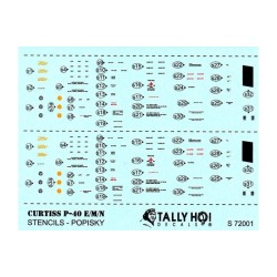 Stencils - P-40 E/M/N