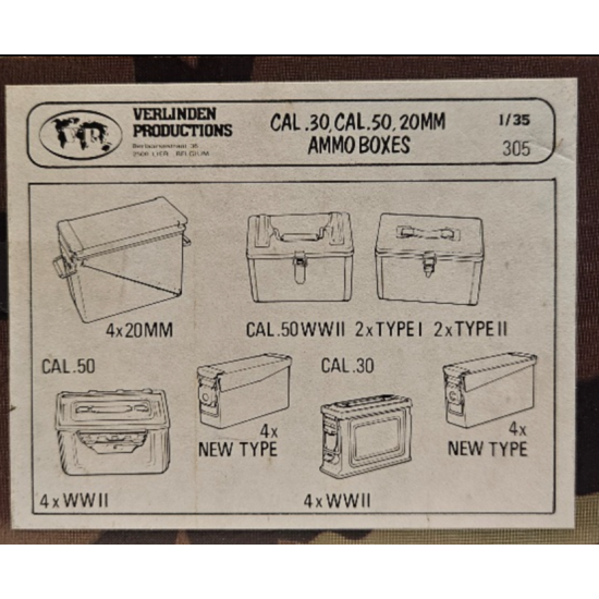 Cal. 30 Cal. 50 20mm Ammo Boxes
