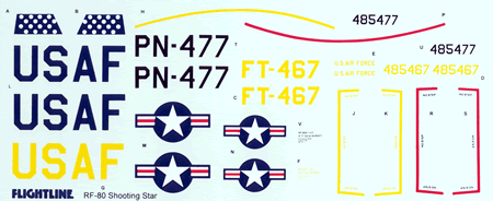 Lockheed RF-80 Shooting star C&H Aero 